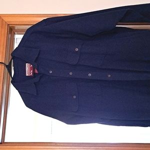 Fleece button down shirt
